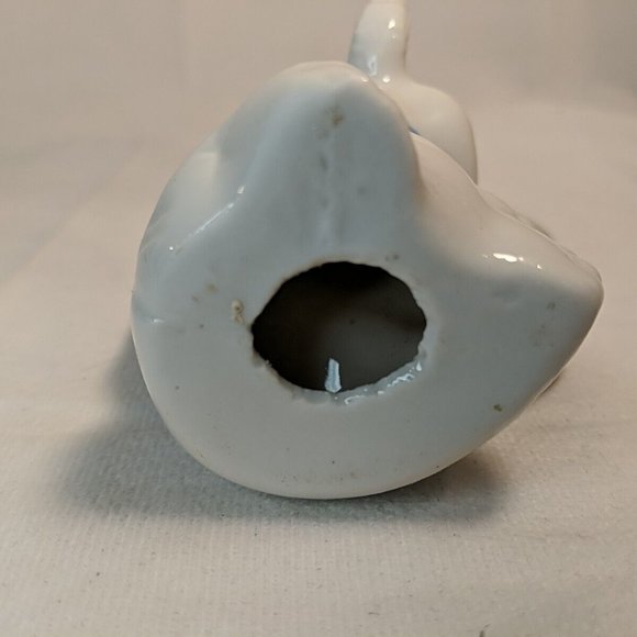 Vintage 70s Ceramic Elephant Earring Ring Holder 3 Pairs Figurine Retro Jewelry - Picture 4 of 5